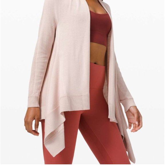 Lululemon Cashlu Knit Wrap Pink Bliss - Picture 3 of 15